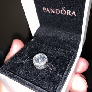 Pandora Radiant Hearts Charm - Clear